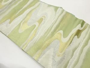 霞模様織出し名古屋帯